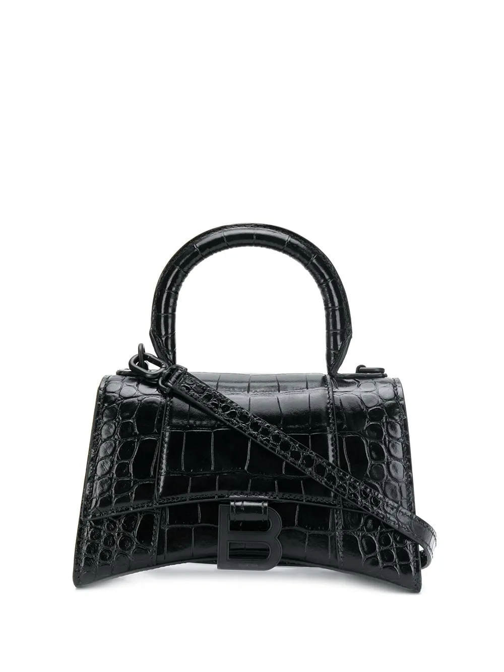 Balenciaga Women Hourglass Small Leather Top-Handle Bag