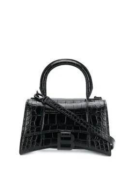 Balenciaga Women Hourglass Small Leather Top-Handle Bag