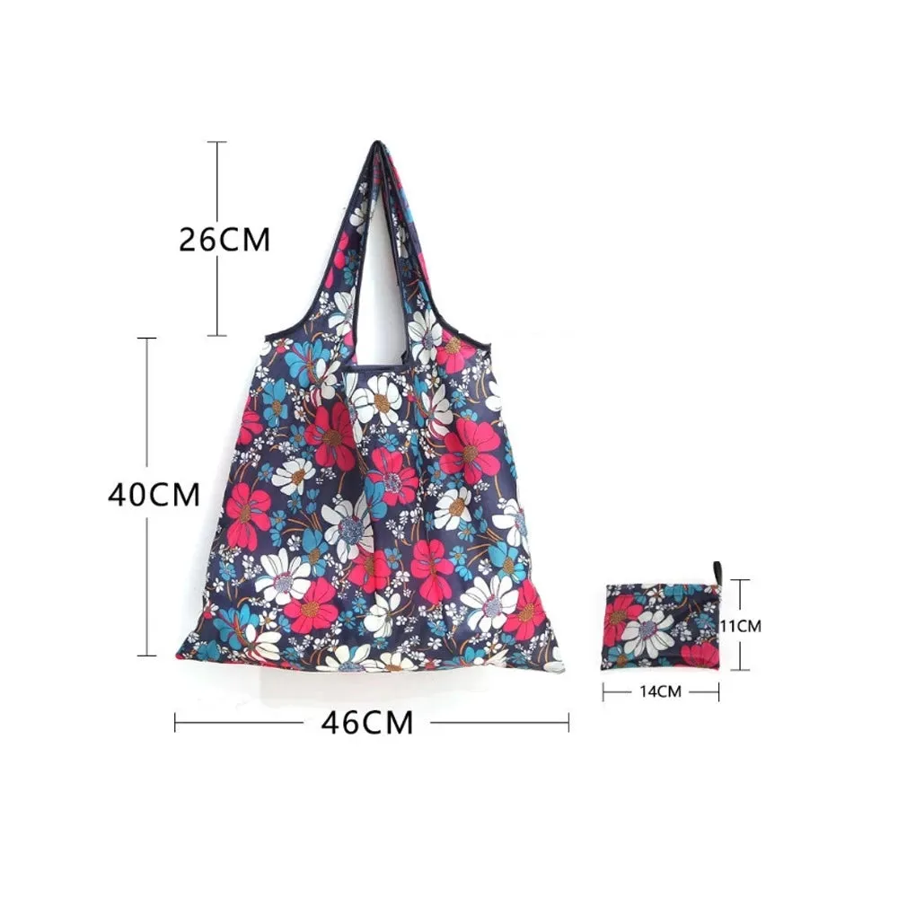 Eco Reusable Grocery Shopping Bag Foldable Tote Nylon Recycling Away Bags