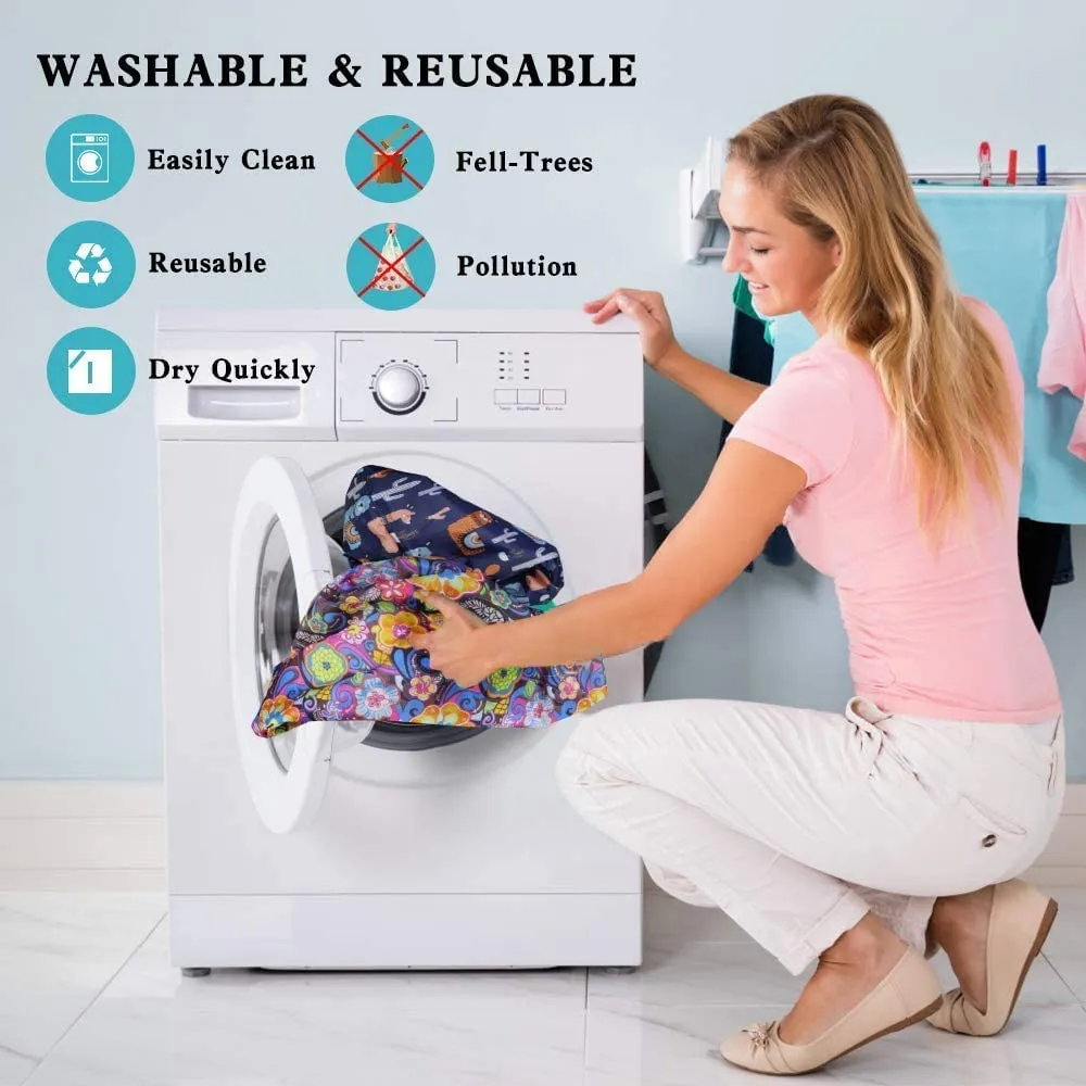 Eco Reusable Grocery Shopping Bag Foldable Tote Nylon Recycling Away Bags