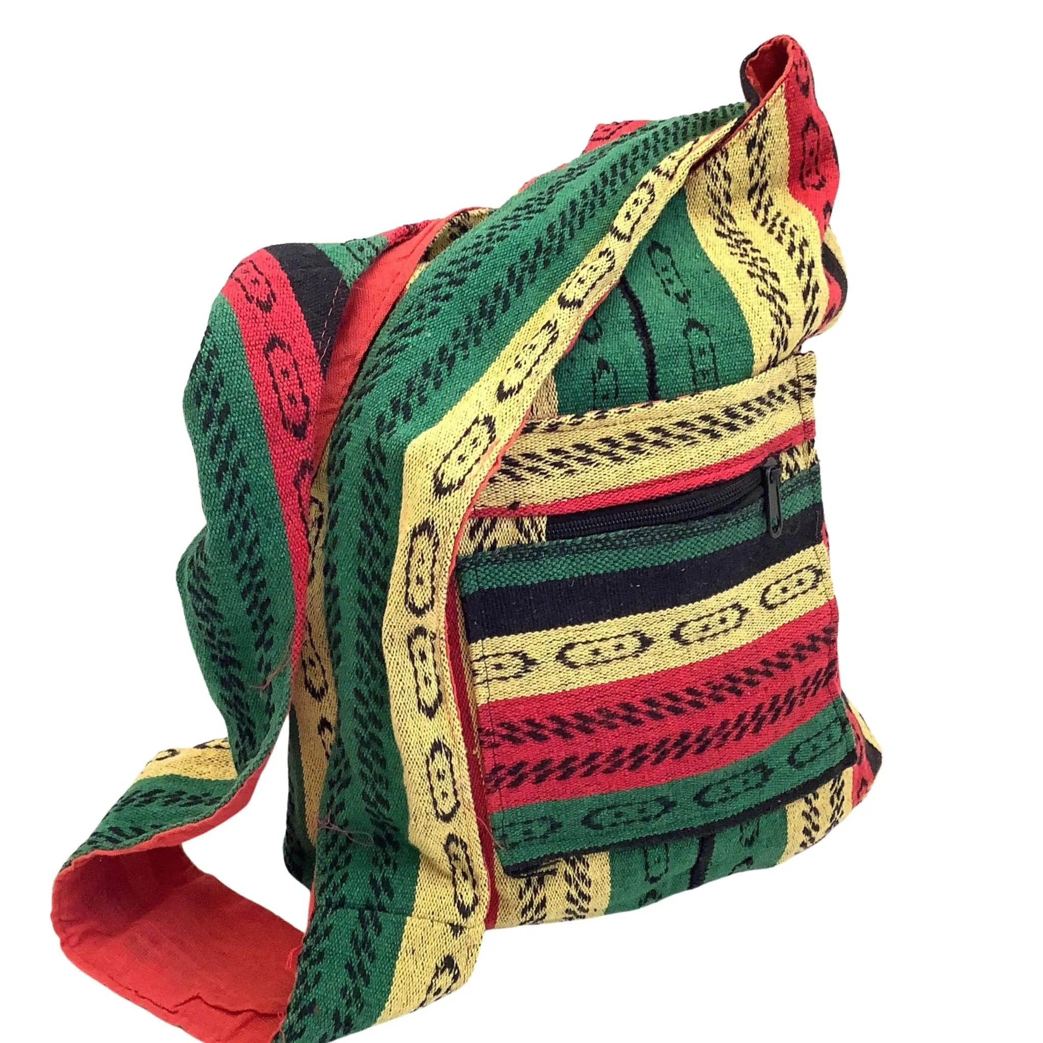 Ethnic Fabric Satchel