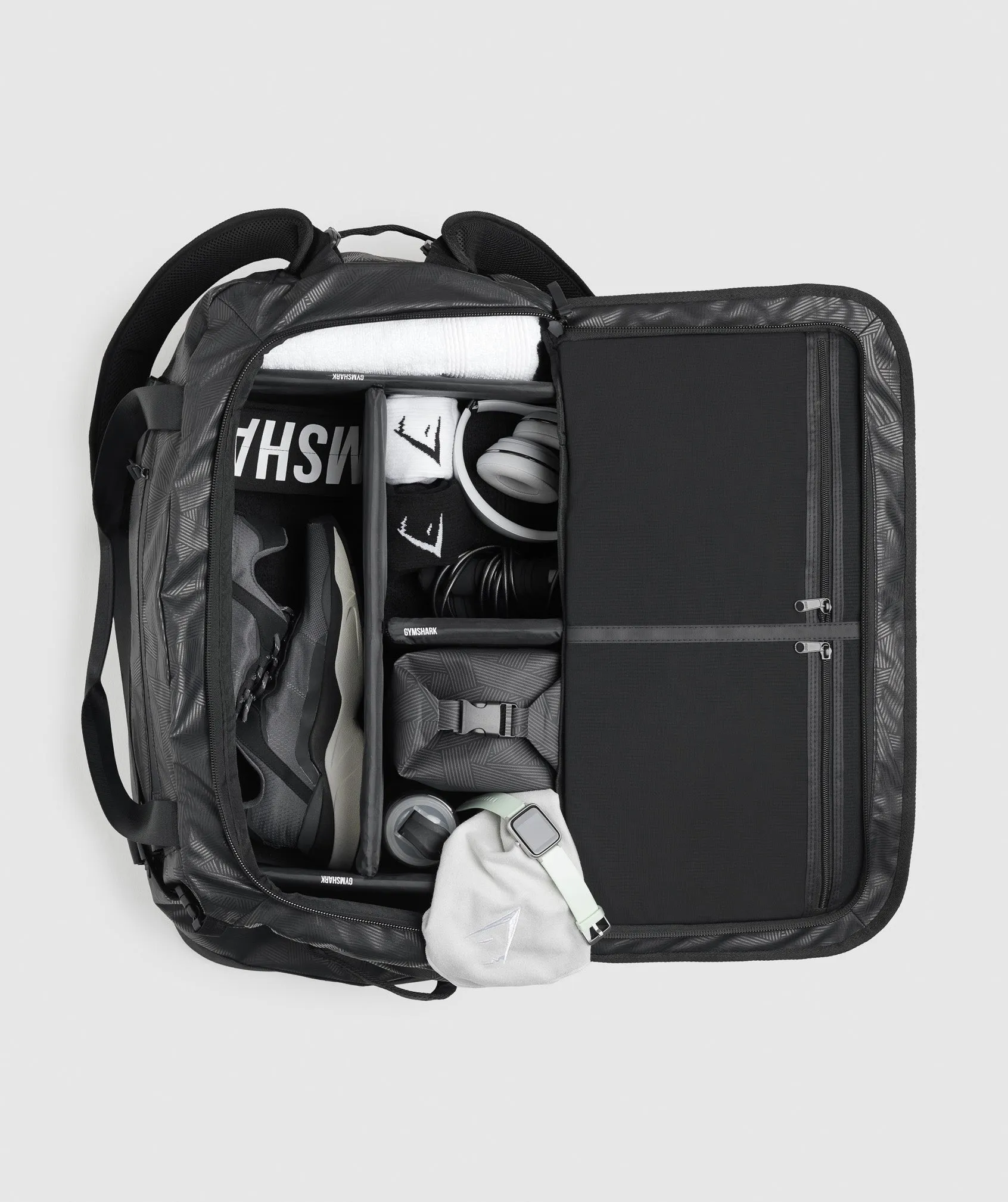 Gymshark X-Series Duffle Bag - Black Print