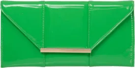 JNB Faux Patent Leather Envelope Candy Clutch