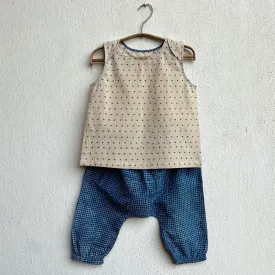 Kids Unisex Organic Cotton Zoo Raidana Jhabla with Pants