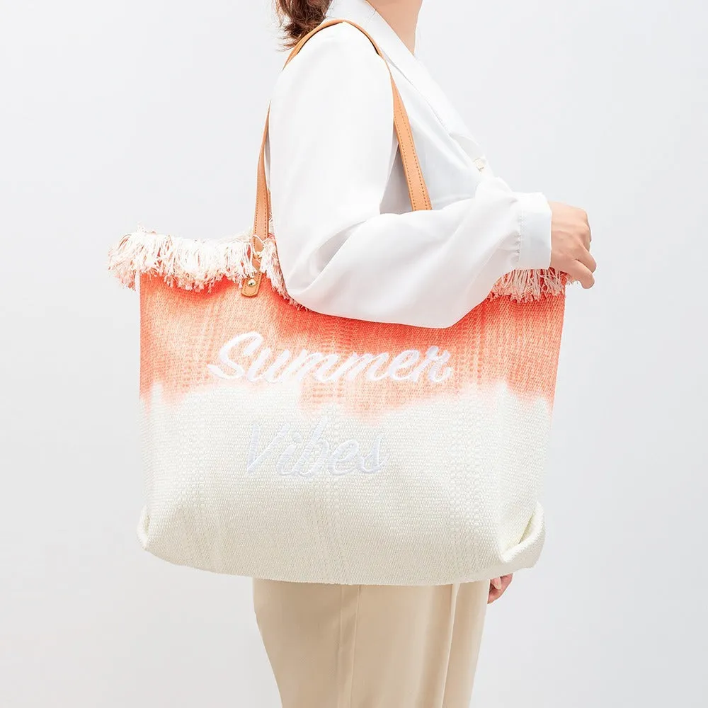 Lamyba Beach Bag Tote Beach Bags for Women Vacation Large Tote Bag for Women Casual Shoulder Handbags for Travel Beach Pool Gym