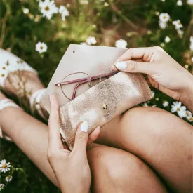 Leather Envelope Glasses Case