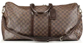 Louis Vuitton Brown Keepall Bandoulière 55 Weekend Bag