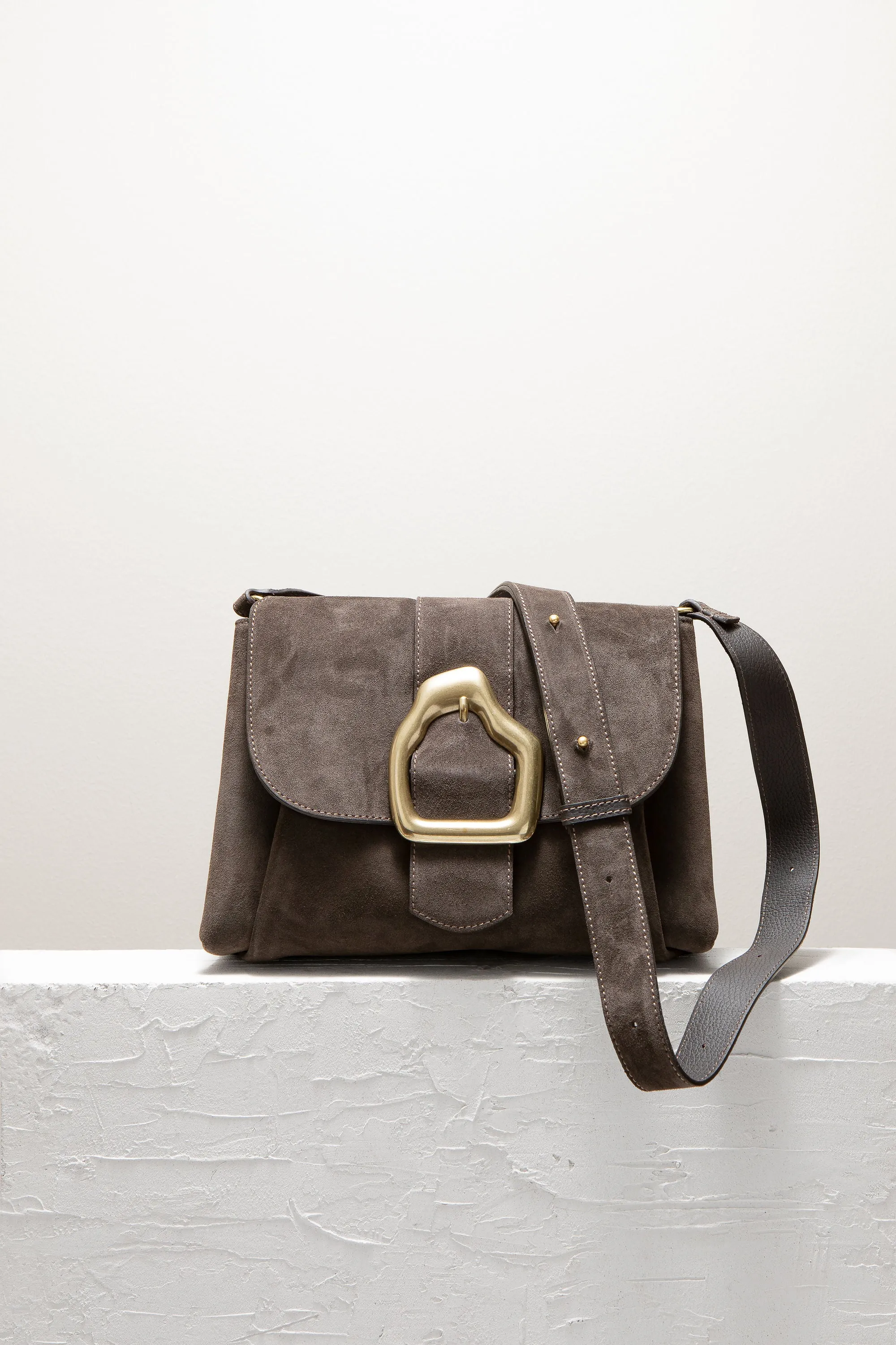 NAMI Ebony Suede Shoulder bag