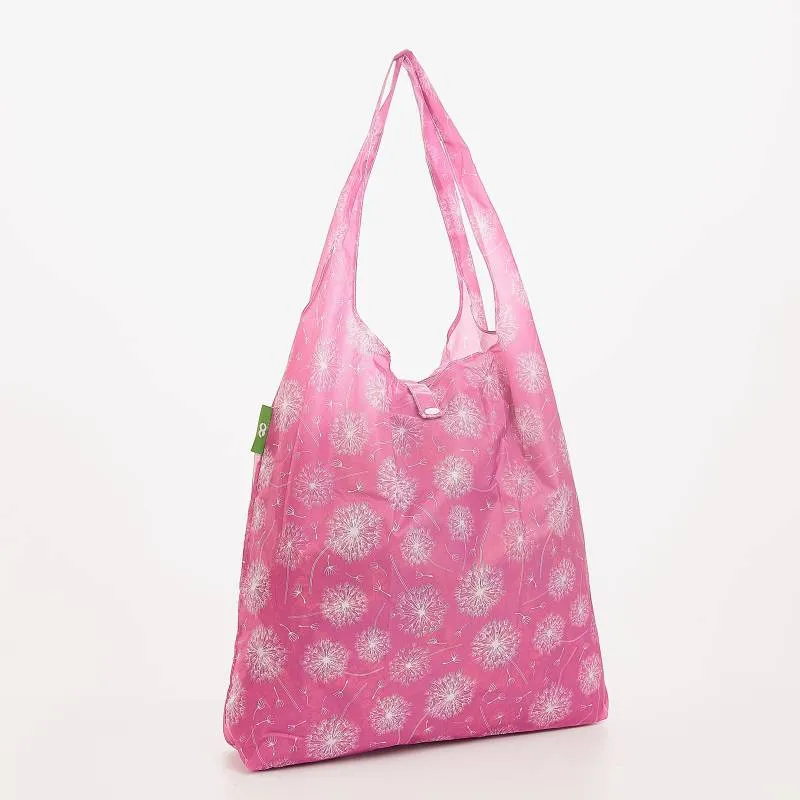 New Eco Chic 100% Recycled Foldable Dandelion Print Reusable Shopper Bag [EC-A36DP]