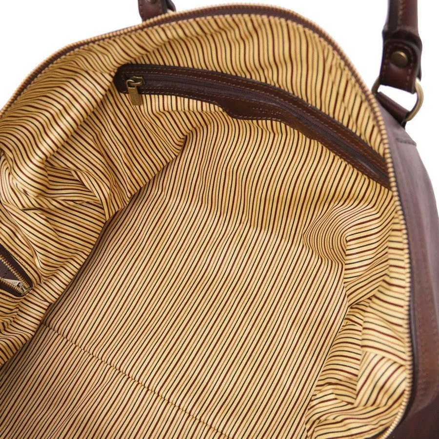 Oslo Leather Travel Duffel Bag
