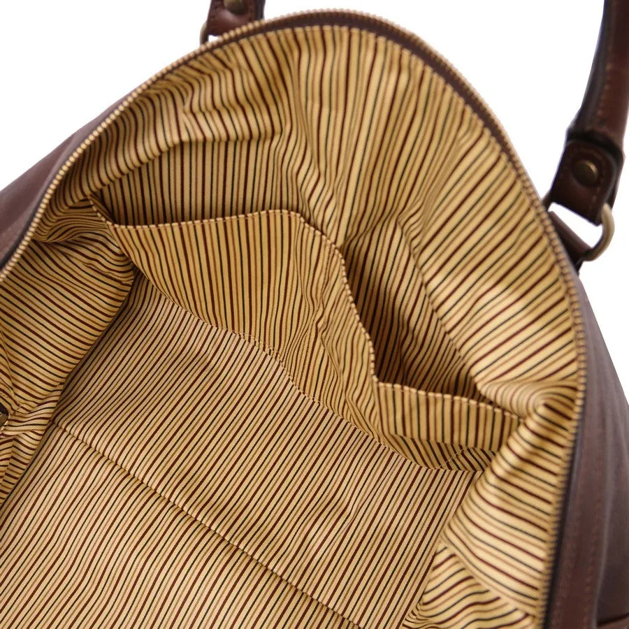 Oslo Leather Travel Duffel Bag