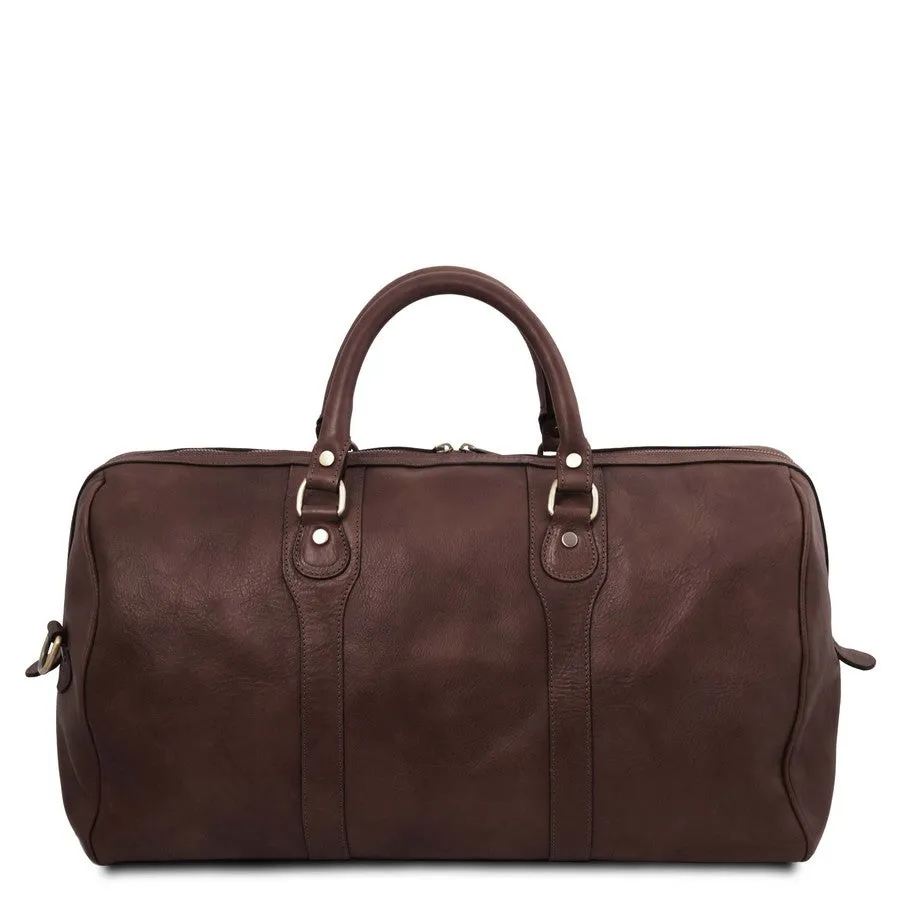 Oslo Leather Travel Duffel Bag