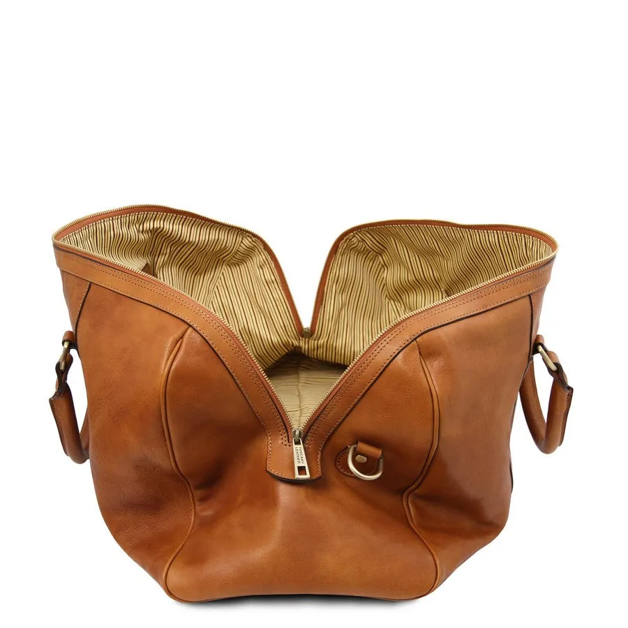 Oslo Leather Travel Duffel Bag