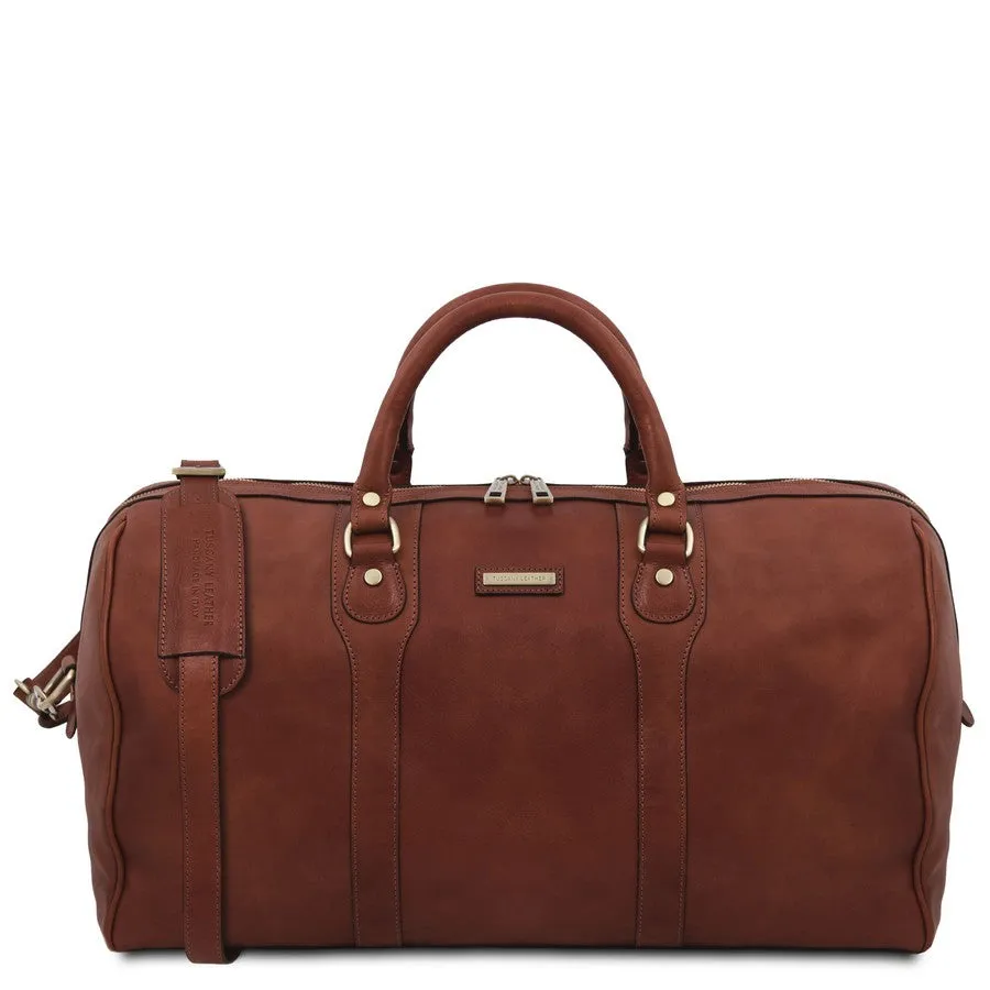 Oslo Leather Travel Duffel Bag