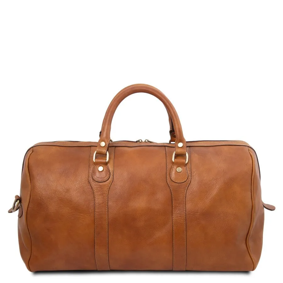Oslo Leather Travel Duffel Bag