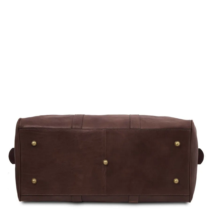 Oslo Leather Travel Duffel Bag