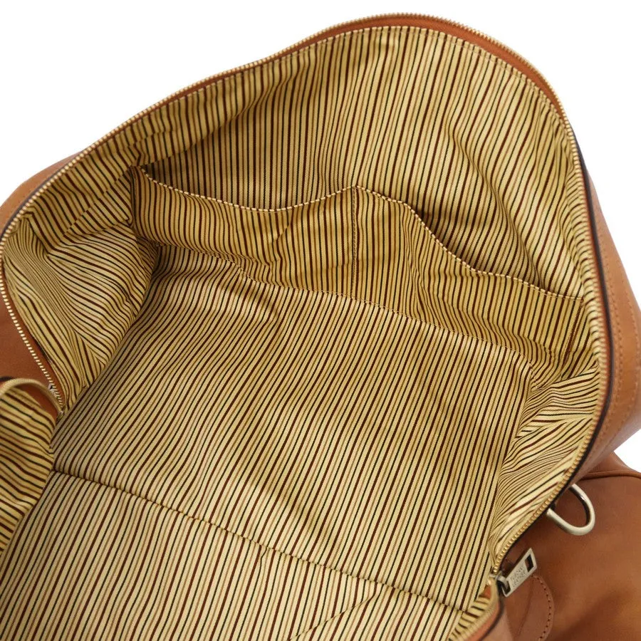 Oslo Leather Travel Duffel Bag
