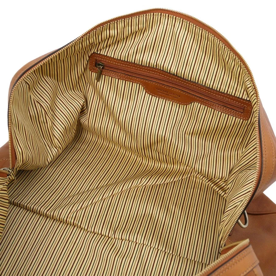 Oslo Leather Travel Duffel Bag