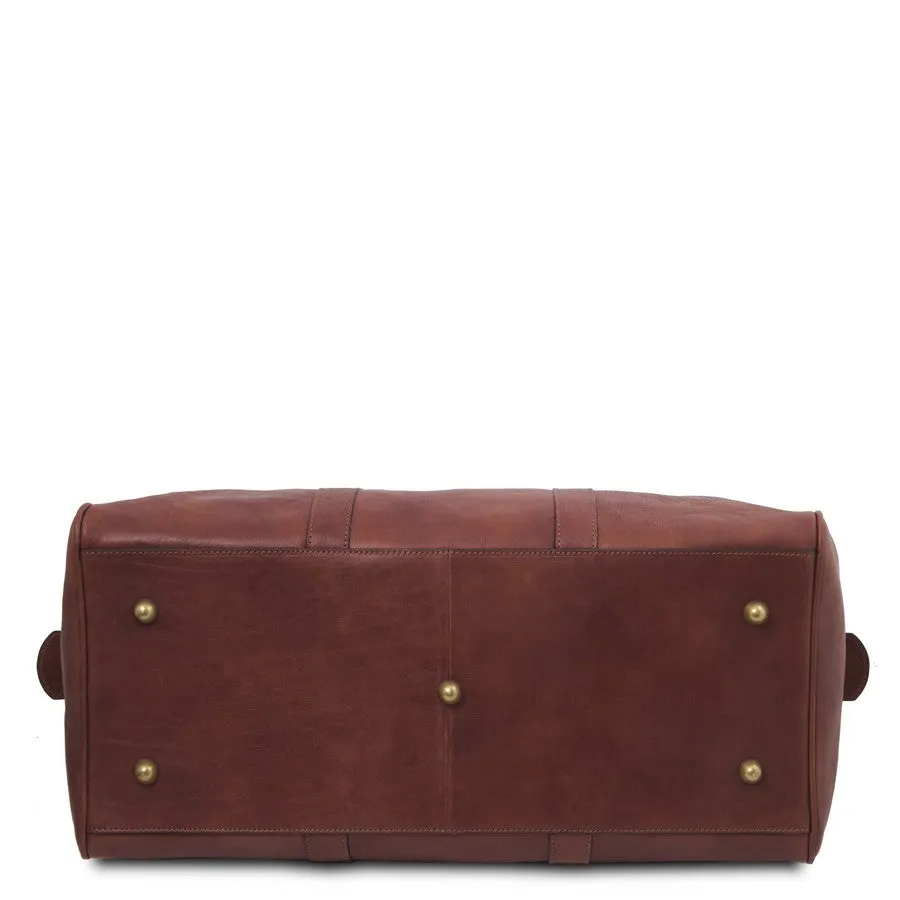 Oslo Leather Travel Duffel Bag