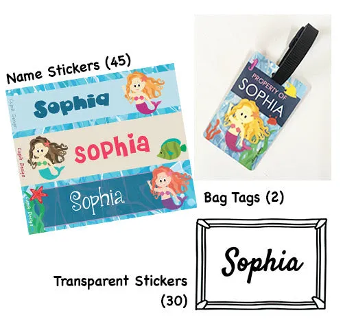 Personalised Mini Back To School Hamper - Mermaid