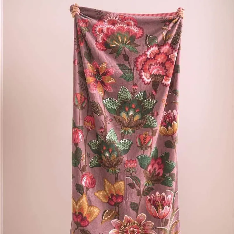 Pip Studio Sunny Side Up Pink Beach Towel