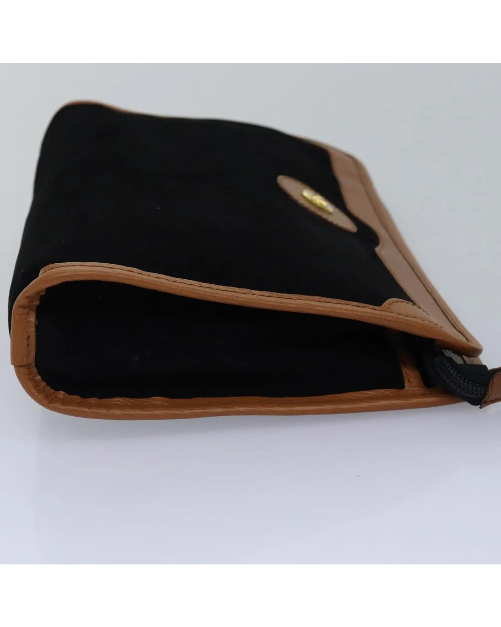 Suede Black Clutch Bag by Valentino