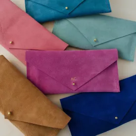 Suede Clutch Purse