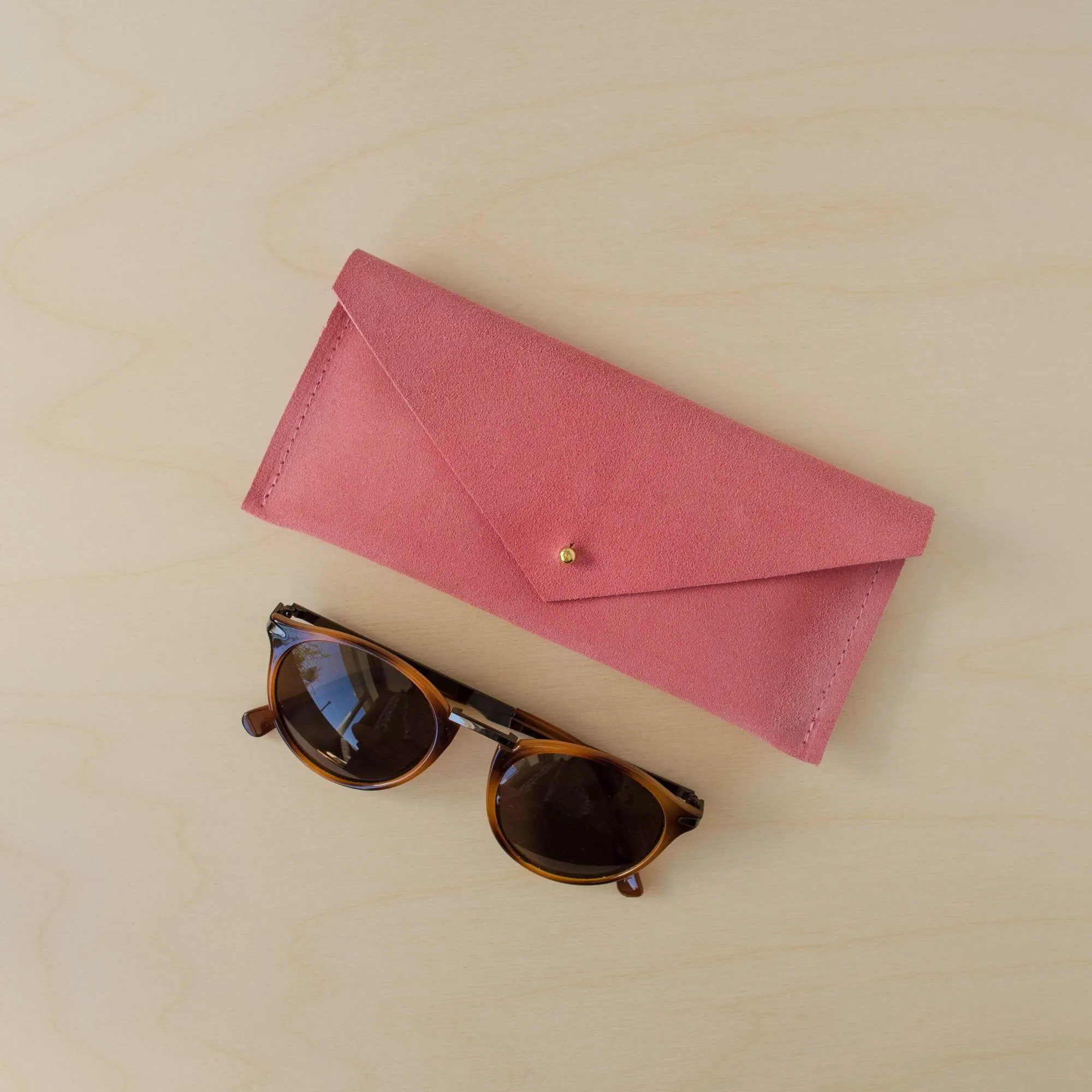 Suede Envelope Glasses Case