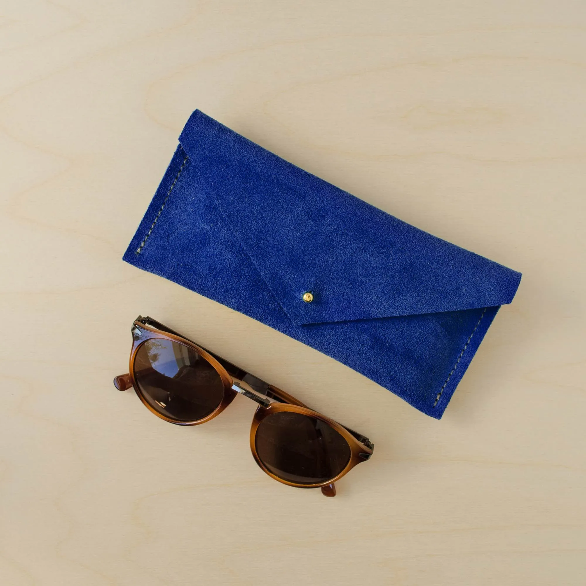 Suede Envelope Glasses Case