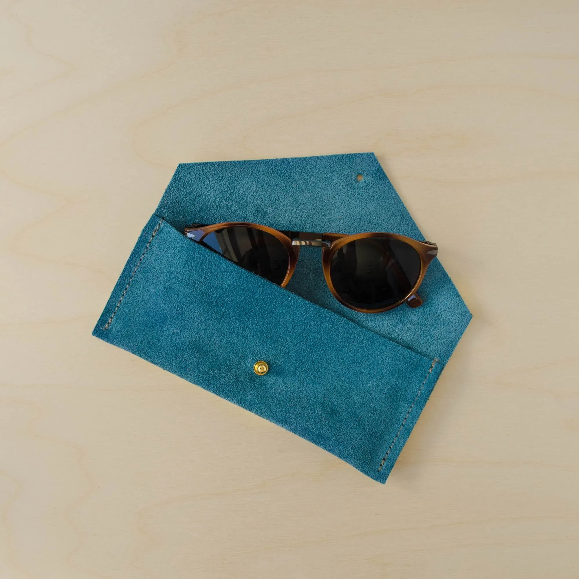 Suede Envelope Glasses Case