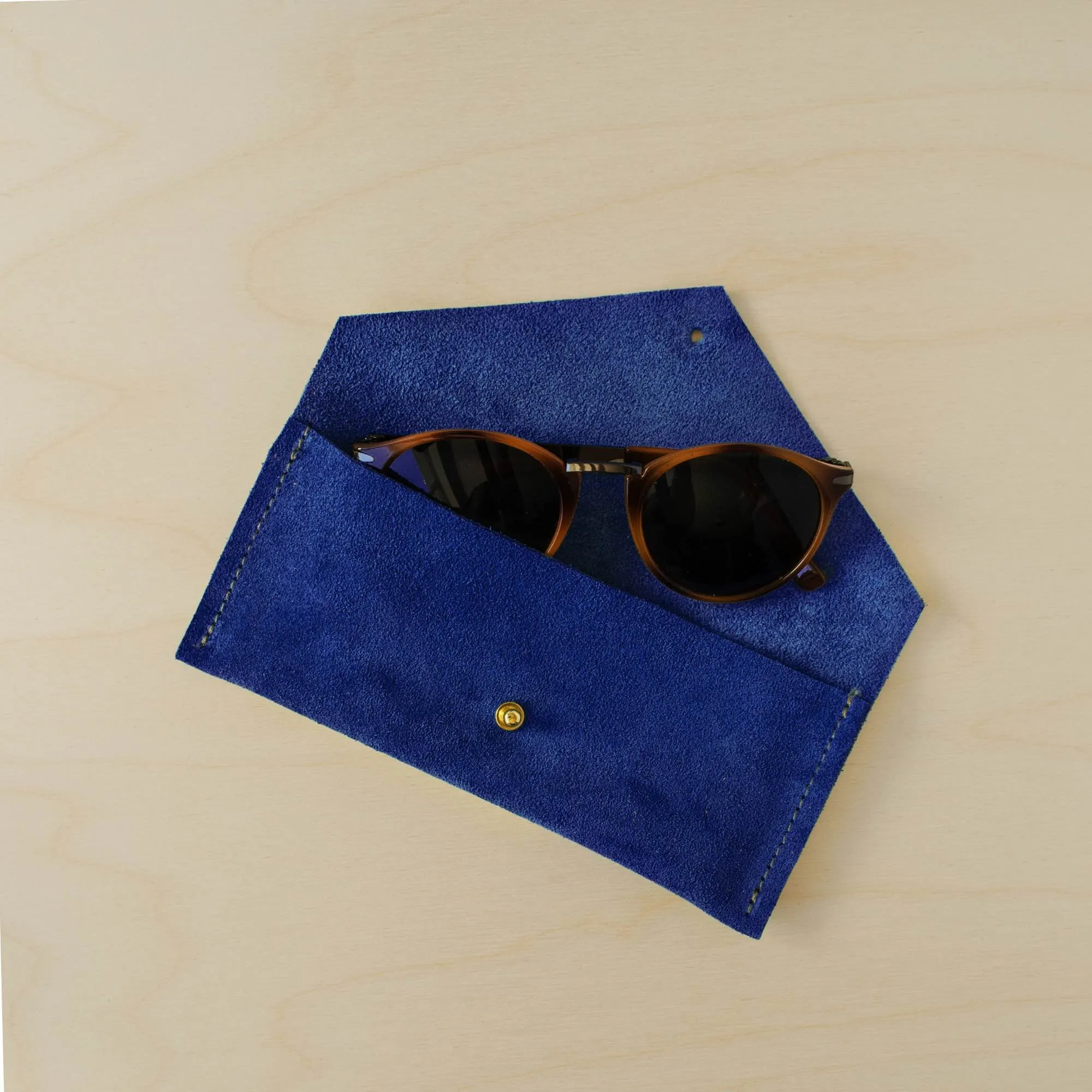Suede Envelope Glasses Case