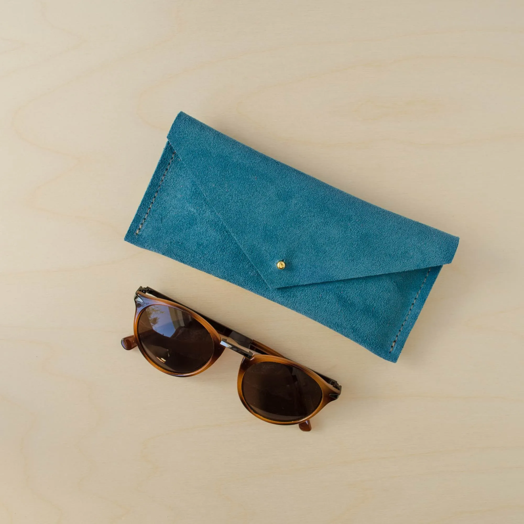 Suede Envelope Glasses Case