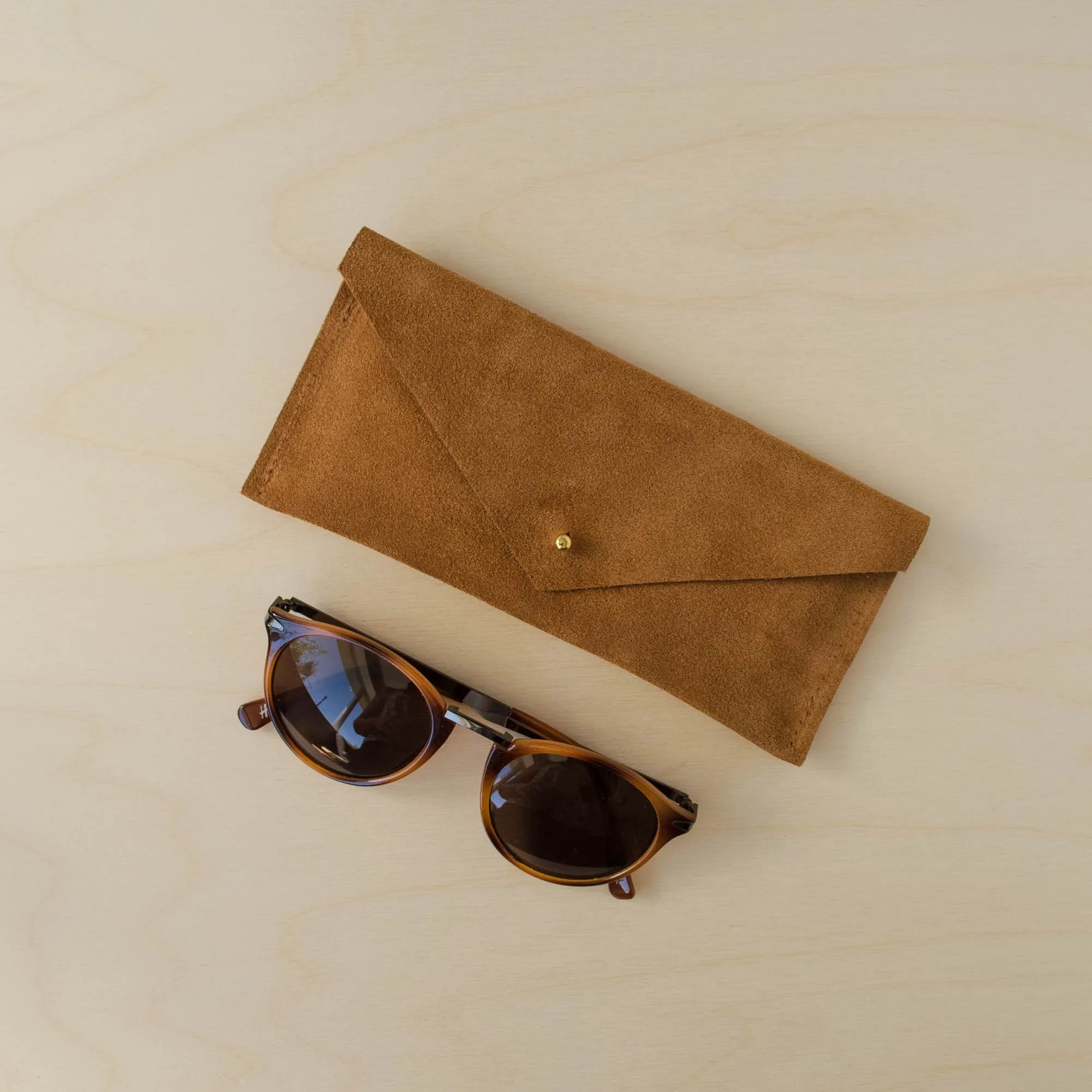 Suede Envelope Glasses Case