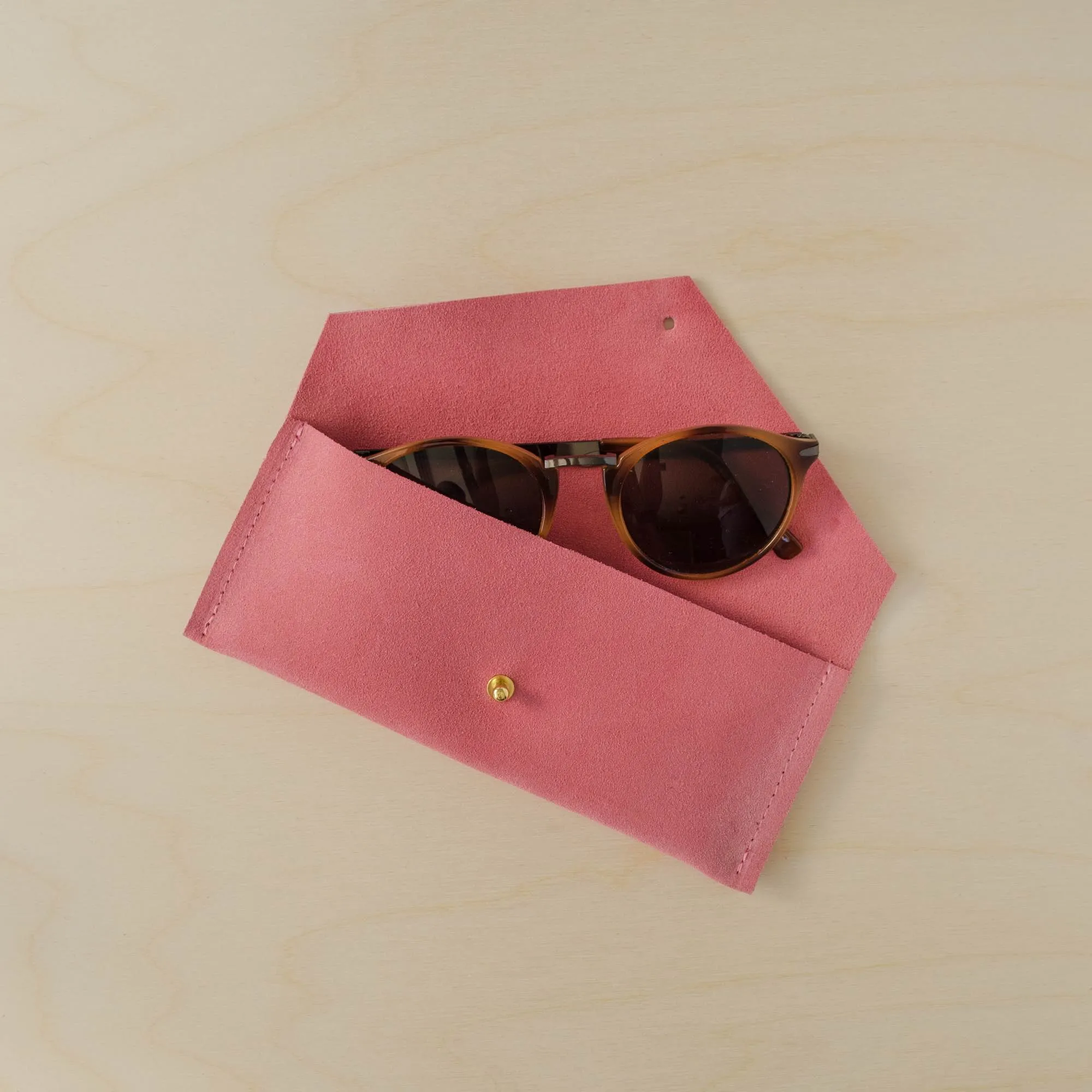 Suede Envelope Glasses Case