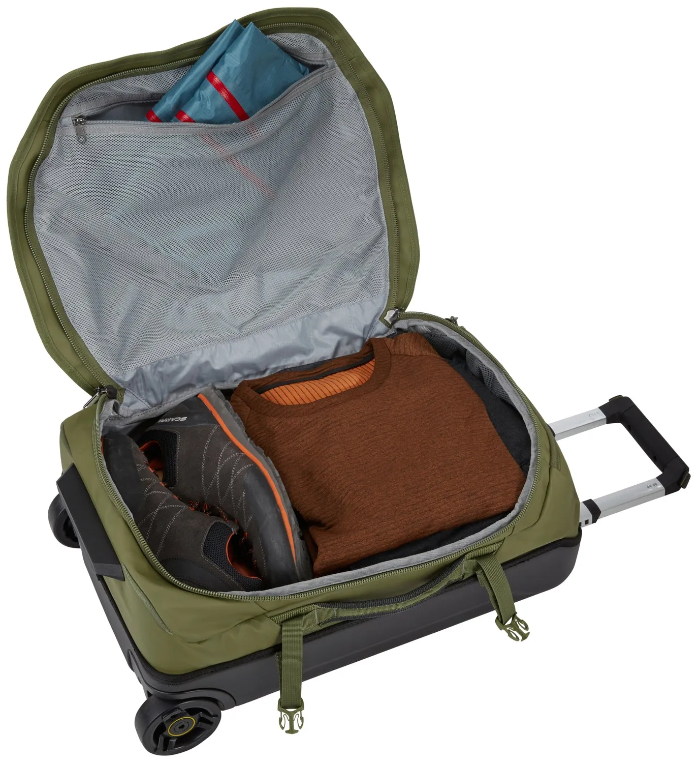 Thule Chasm 40L Carry On Wheeled Duffel Bag - Olivine Green
