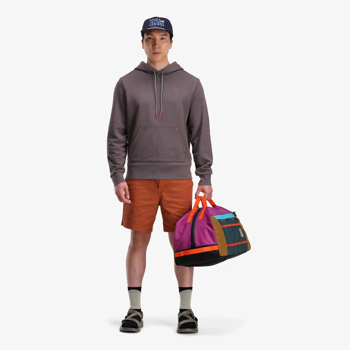 Topo Designs : Mountain Duffel : Geode Green/Sea Pine