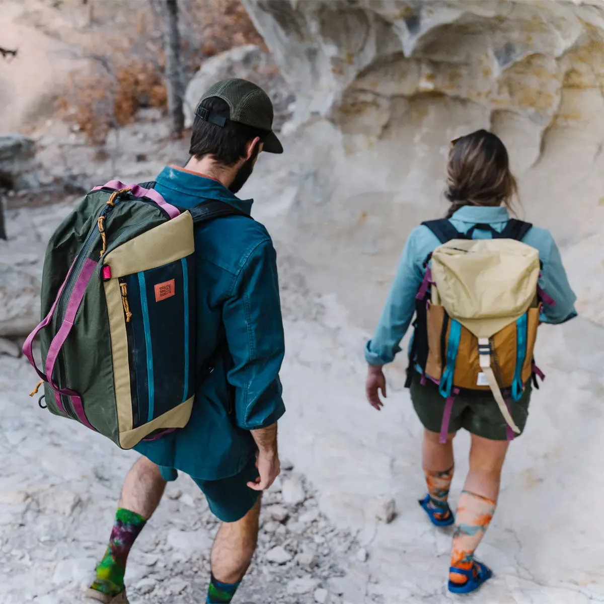 Topo Designs : Mountain Duffel : Geode Green/Sea Pine
