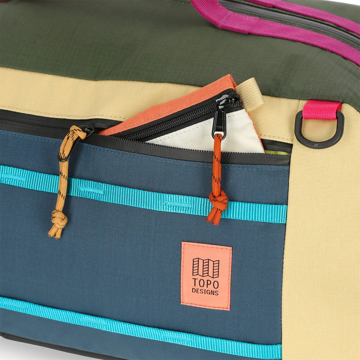 Topo Designs : Mountain Duffel : Geode Green/Sea Pine