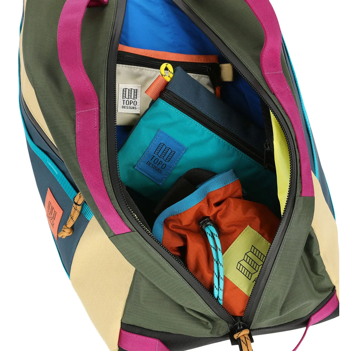 Topo Designs : Mountain Duffel : Geode Green/Sea Pine