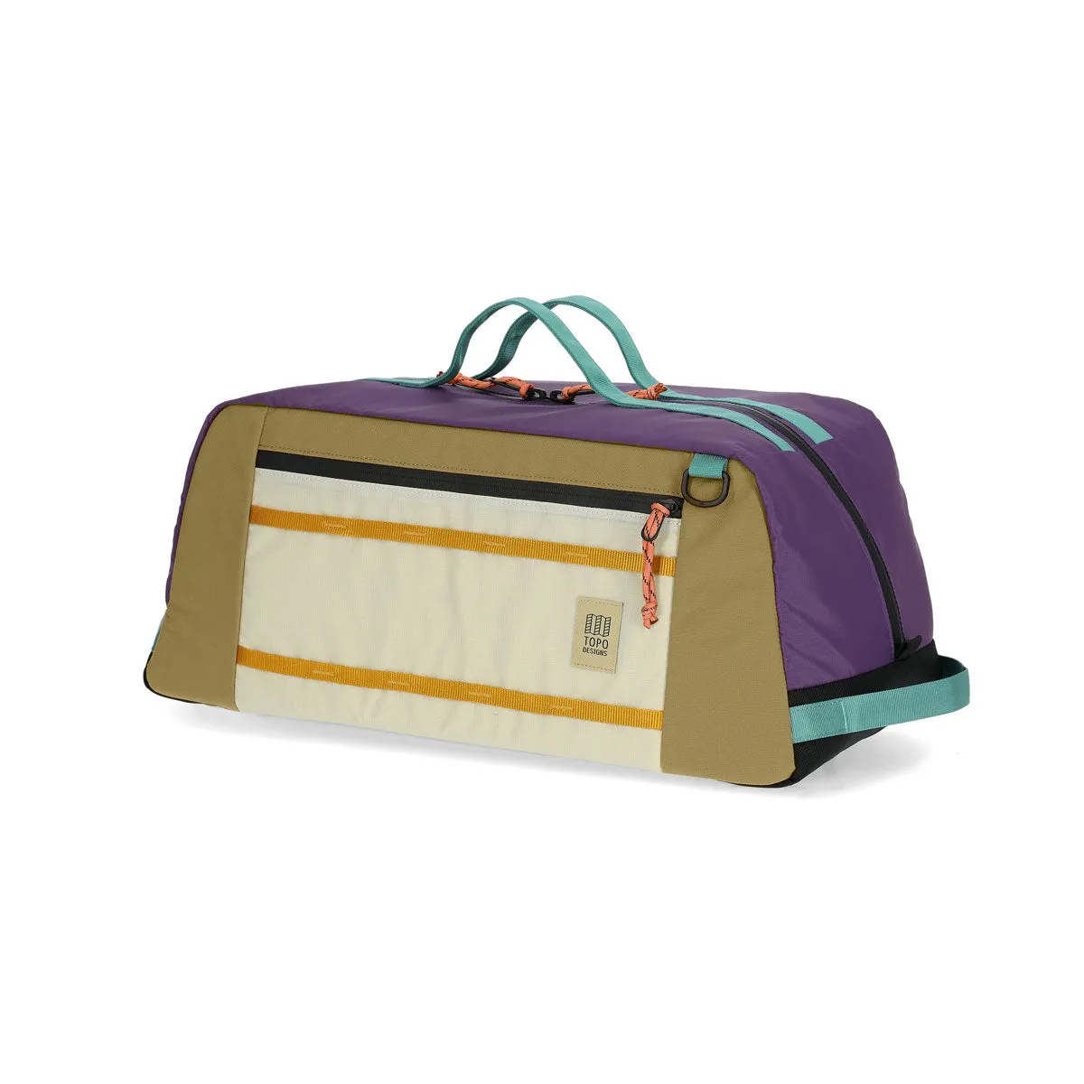 Topo Designs : Mountain Duffel : Loganberry/Bone White